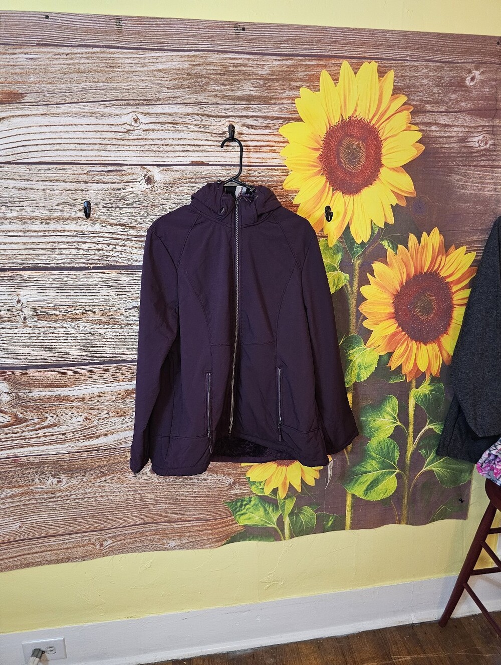 ZeroXposur Women's Hooded Utility Jacket in Plum